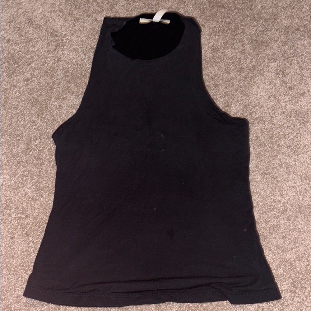 Black Sleeveless Women's Top